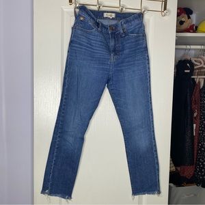 Madewell cropped denim pants